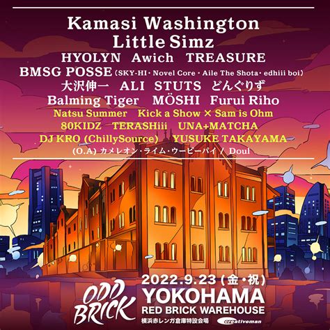 odd brick festival 2024|ODD BRICK FESTIVAL 2022、全ラインナップ、タイムテーブル .